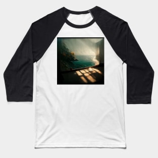 Golden sun on the Amalfi Coast III Baseball T-Shirt